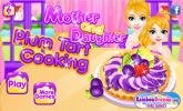 Mother and Daughter Plum Tart Cooking game.