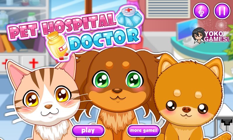 Pet hospital doctor game