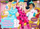 Game Pajama party Disney best friends Princess, going all the fun this evening.