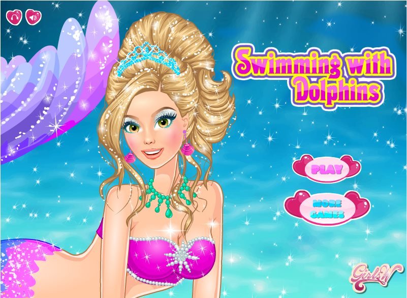 Dress up with a mermaid game