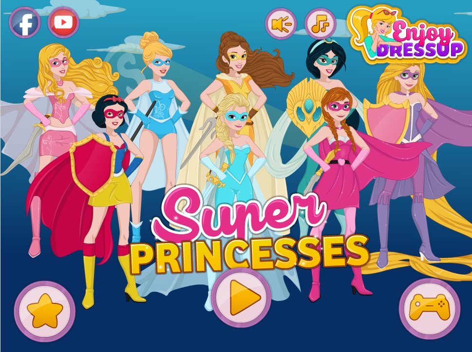 Super Princesses Disney game