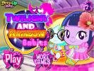 Twilight And Rainbow Pony Babies game.