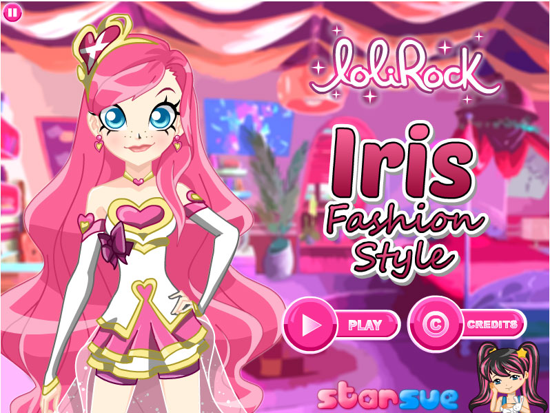 Play LoliRock Iris Fashion Style Dress Up Game game.