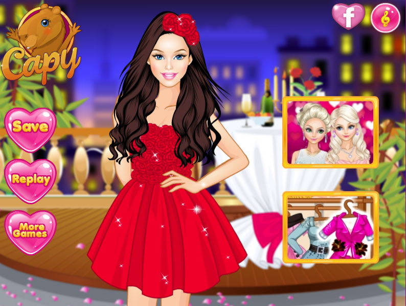 barbie dress up games capy