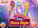 Choose Your Crazy Disco Style dress up game.