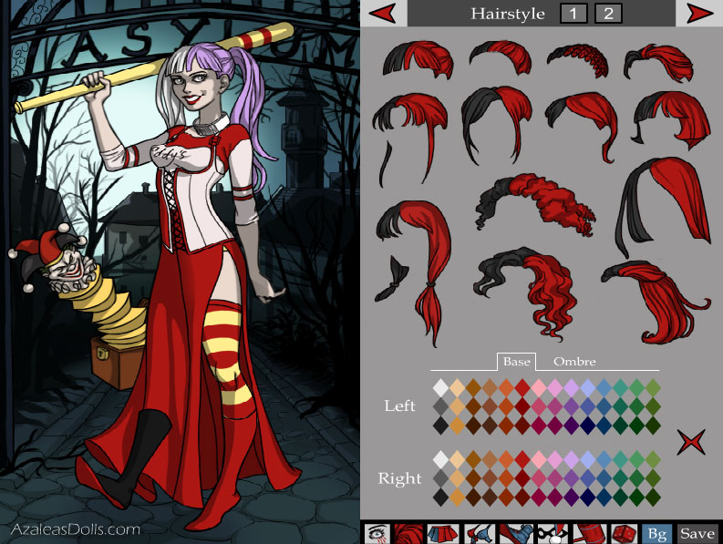 harley quinn dress up games