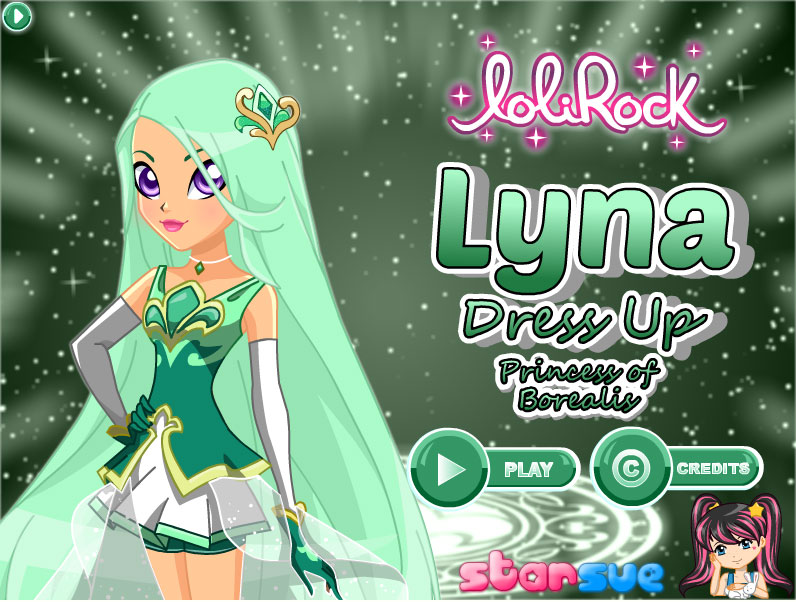 LoliRock Lina dress up game. 