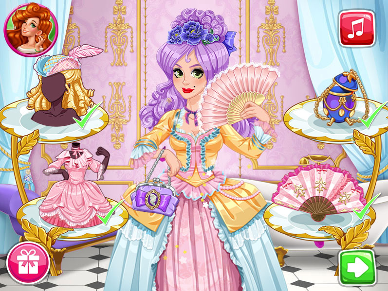 Marie Antoinette Dress Up Game Fun Girls Games