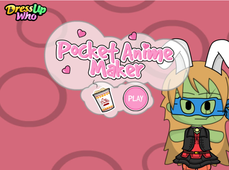 Pocket Anime Maker Game - Fun Girls Games