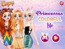 Princesses Colorful Life game.