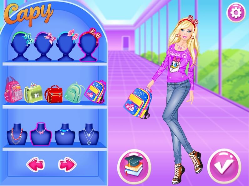 Barbie Remembering College Game - Fun Girls Games