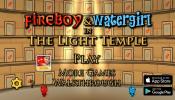 Fireboy and Watergirl 2 Light Temple game.