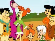 Dress the Flintstones family game
