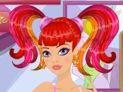 Hair style for the red-haired beauty