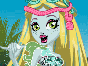 Lagoona Blue on the beach