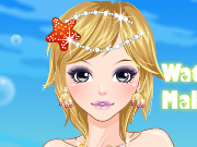 Make up for water princess game