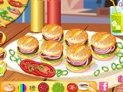 Game Mini hamburgers