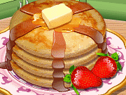 Play game Cooking school: Sarah cooks pancakes