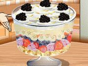 Play game Cooking school: Triflyl - sponge cake with cream