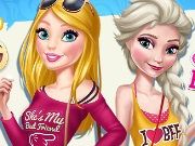 Barbie And Elsa best friends