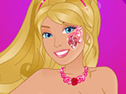 Game Barbie Glam Face Art
