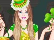 Game Barbie on St. Patricks Day