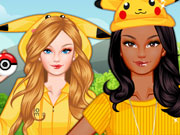 Barbie pokemon dress up game