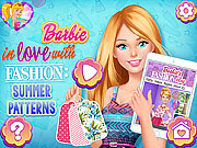 Barbie In Love With Fashion: Summer Patterns game