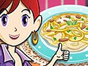 Chicken Fettuccine: Sara's Cooking Class game