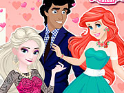 Game Elsa and Ariel Love Rivals