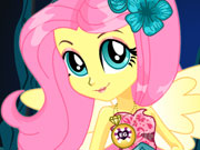 Crystal Gala Fluttershy Dress Up