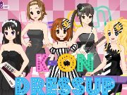 K-On Dress Up: outfit for the band game