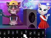 Cat DJ Tom and Angela cat game