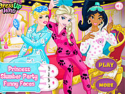 Princess Slumber Party Funny Faces