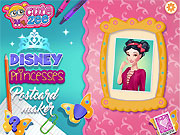 Disney Princesses Postcard Maker game