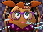 Pou girl Halloween Emergency game