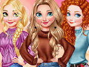 Autumn Knits for Disney Princesses game