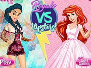 Play game Princesses Royals vs Hipsters