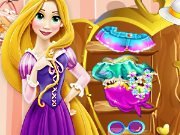 Rapunzel makes cleaning in the room game