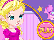 Baby Elsa's Potty Train game