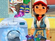 Subway Surfer Washing Clothes game