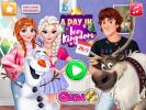 A Day In Ice Kingdom dress up game.