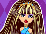 Hairstyle for Monster High game