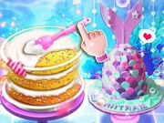 Game Unicorn Chef Design Cake